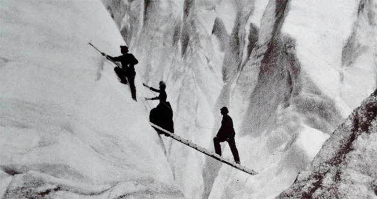 Victorian woman mountaineer