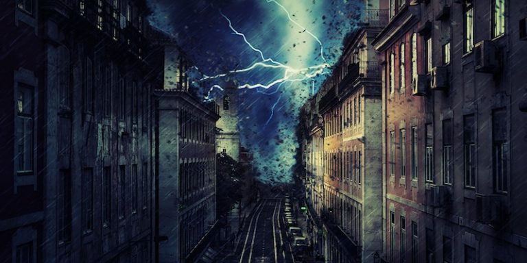 city dark