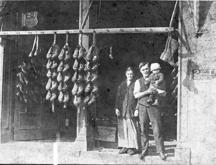 Sam Srebanig's Drygoods Store, North Main c. 1910.