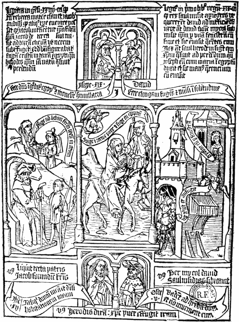 Biblia pauperum page from the Nordisk familjebok