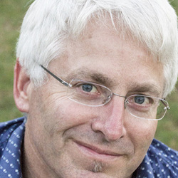 Photograph of Michael Wiegers by Miriam Berkley. Photographed during the 2014 Sewanee Writers Conference on the campus of the University of the South.