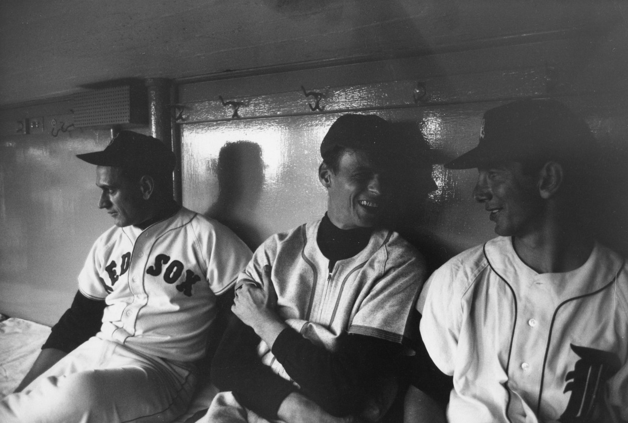 OUT OF MY LEAGUE_GP in dugout w Billy Martin