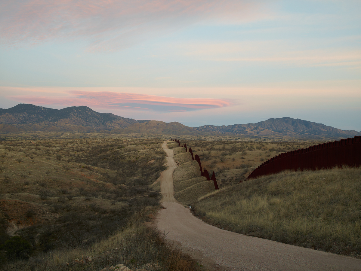 Wall, east of Nogales, Arizona, 2015