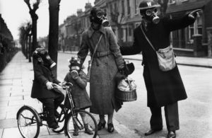 WWII gas masks