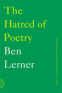 the hatred of poetry