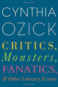 Critics Monsters Fanatics_Cynthia Ozick_cover