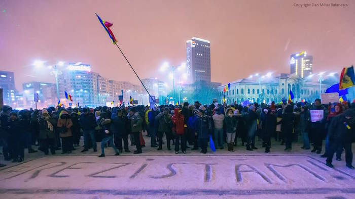 Bucharest protest