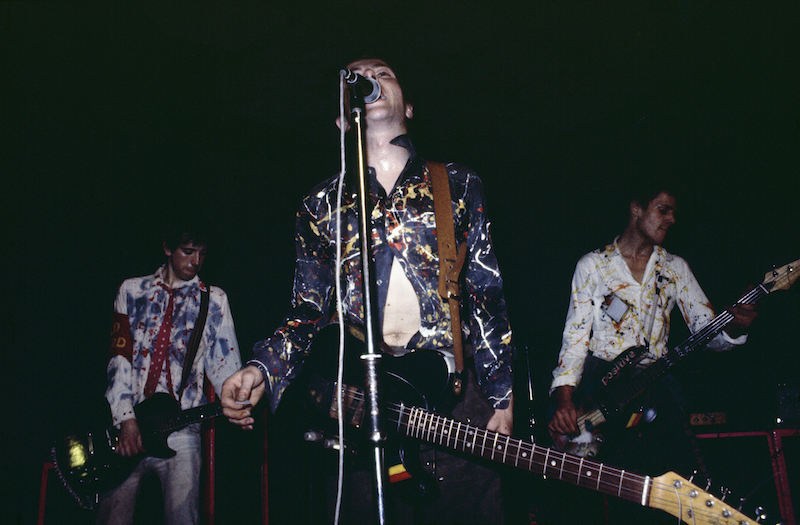 The Clash at the Royal College of Art, 5 November, 1976.