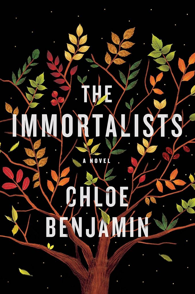 Chloe Benjamin, <em>The Immortalists</em>, design and illustration by Sandra Chiu (Putnam)