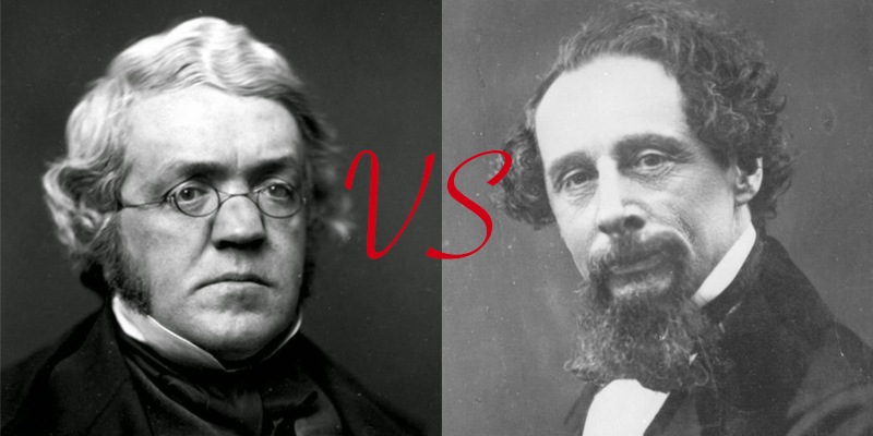 William Thackeray vs. Charles Dickens