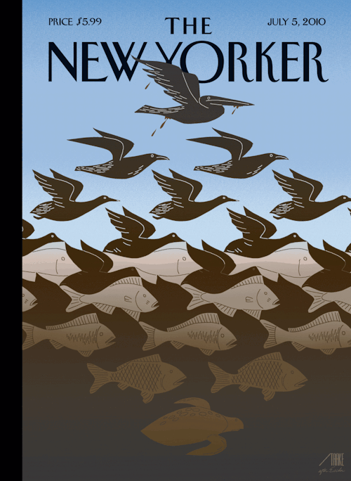Escher new yorker cover