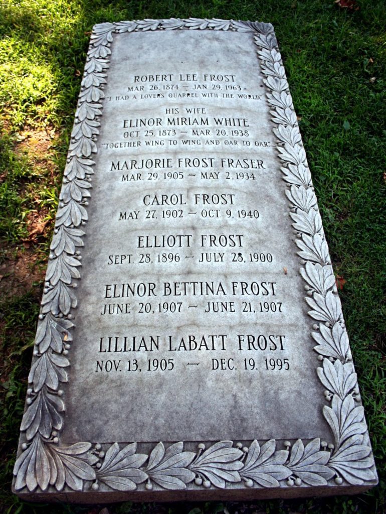 robert frost grave