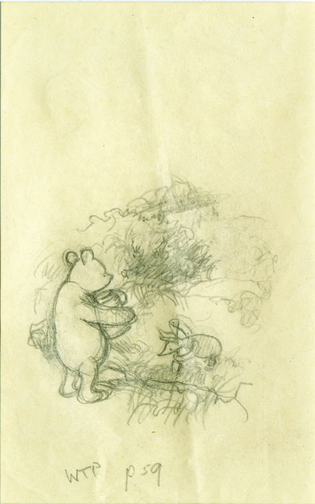 pencil sketches of winnie the pooh