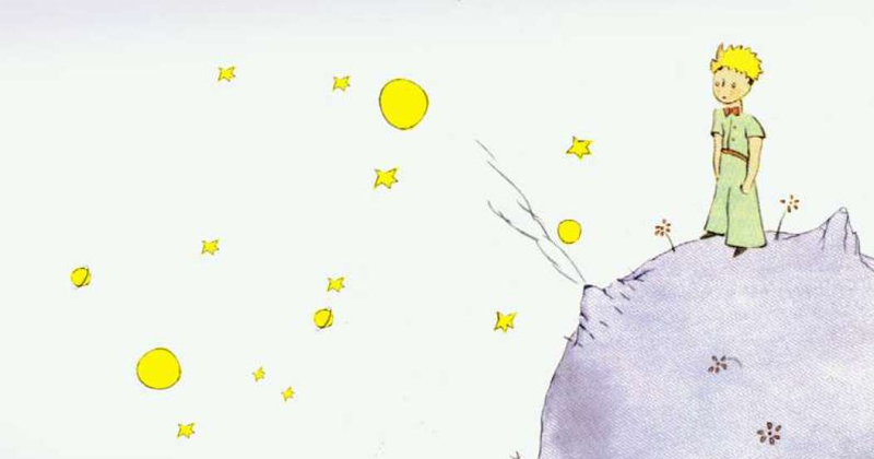 Illustration for novella The Little Prince Le Petit Prince, 1942.