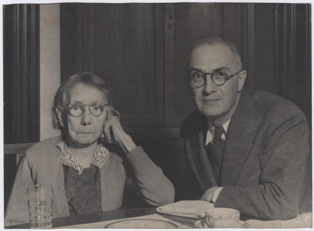 William Carlos Williams with his mother