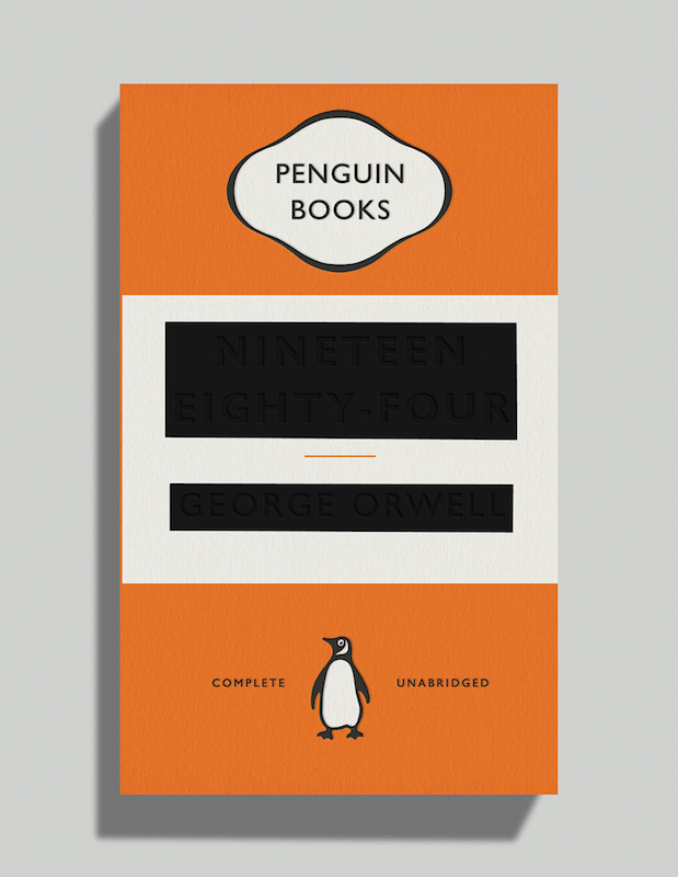 1984 by George Orwell, designed by David Pearson