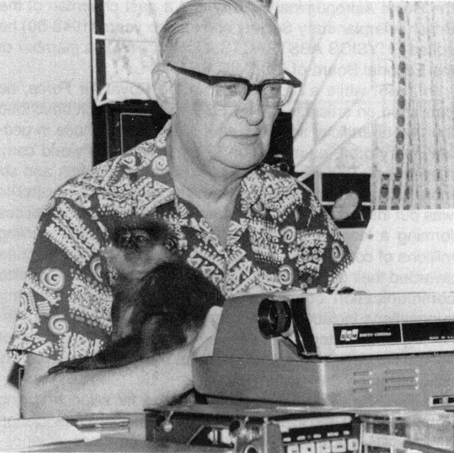 Arthur C Clarke monkey