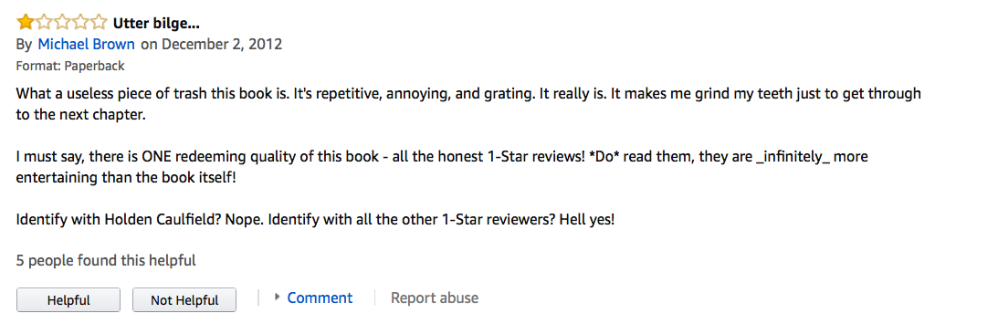 Check out the very first reviews of The Catcher in the Rye. ‹ Literary Hub