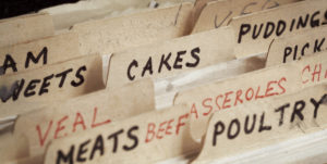 recipe cards