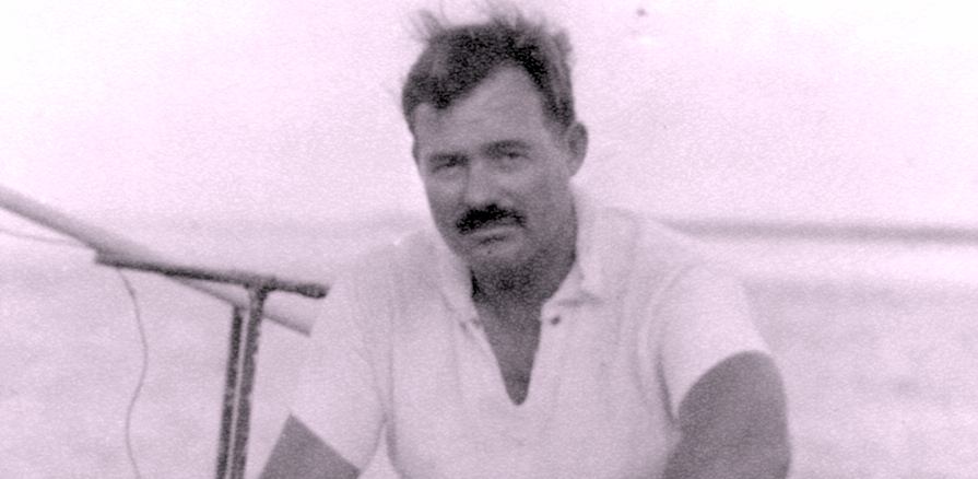 ernest hemingway writing standing