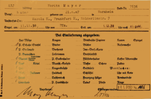 Moritz Mayer Buchenwald Registration Form