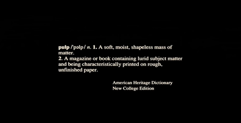 pulp fiction definition