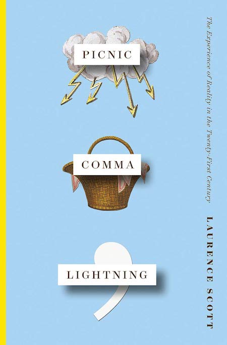 Laurence Scott, <em>Picnic Comma Lightning</em>, design by Matt Dorfman, Art Direction by Ingsu Liu (Norton, May 28)