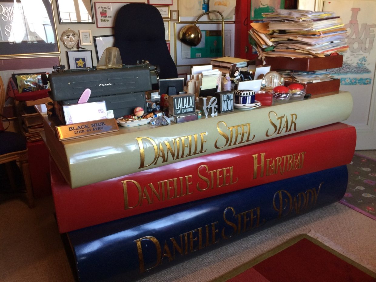 danielle steel's desk