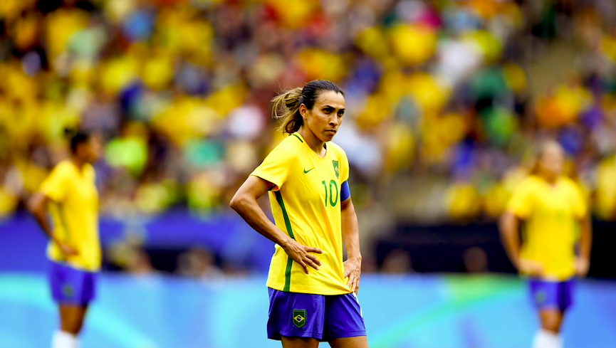 Brazil's Olympic women's football team, led by Marta and Formiga