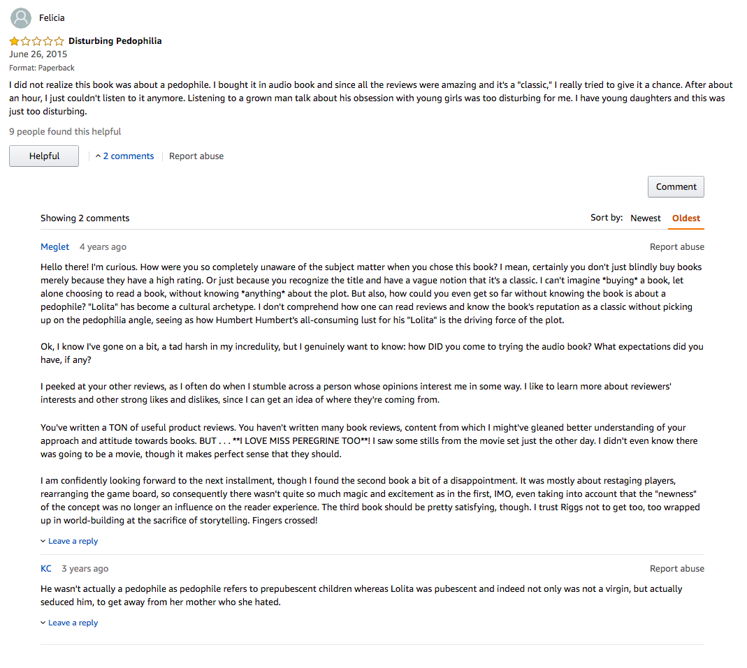 The 50 Best One Star Amazon Reviews Of Lolita Literary Hub