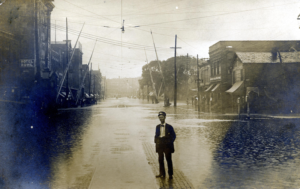 man on street