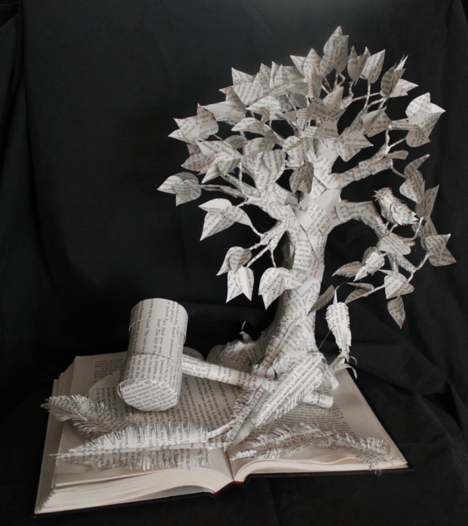 What book would you choose to have made into a paper sculpture ...