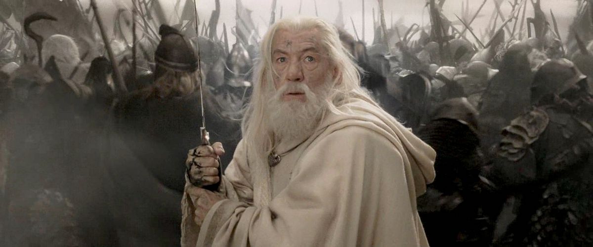 gandalf the white wizard, from lord of the ring