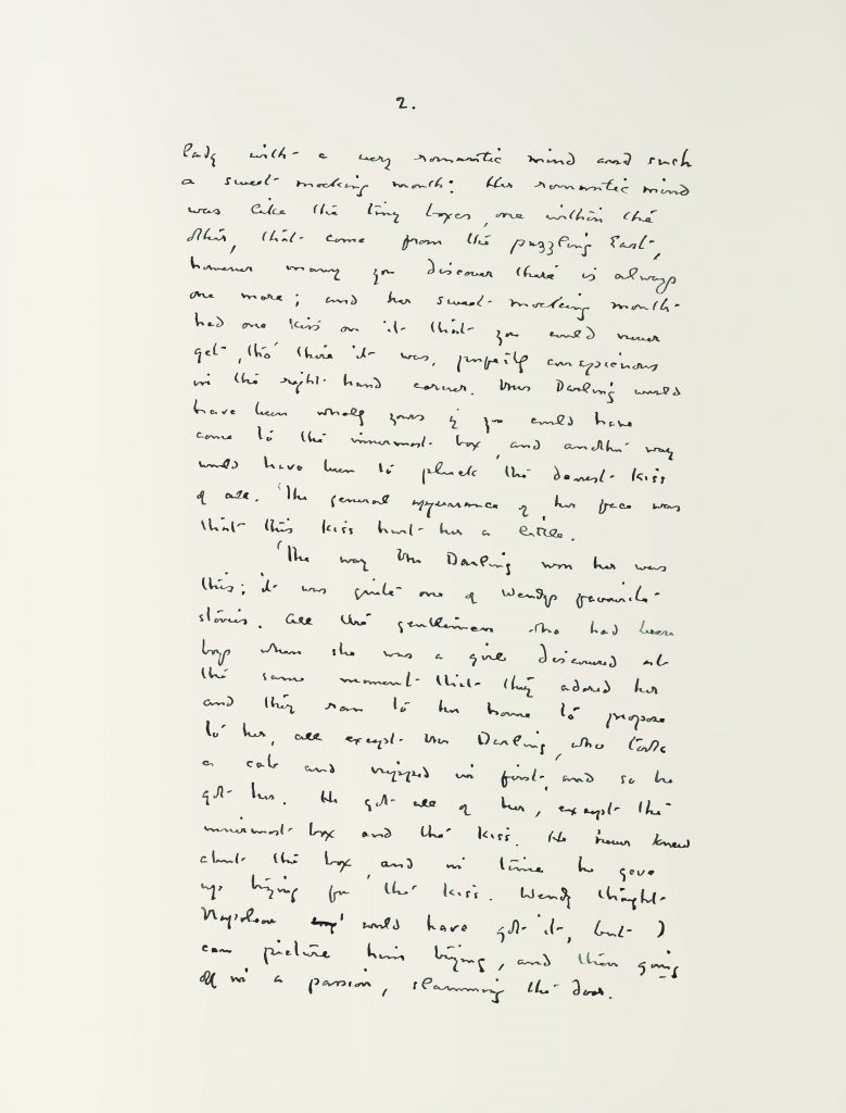 J.M. Barrie’s Handwritten Manuscript of Peter Pan ‹ Literary Hub