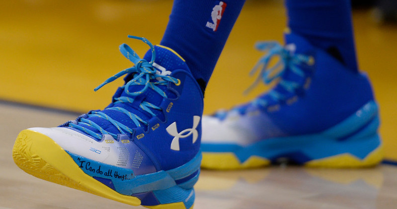What a Warriors Playoff Sweep Could Do for Under Armour's Curry Biz –  Footwear News