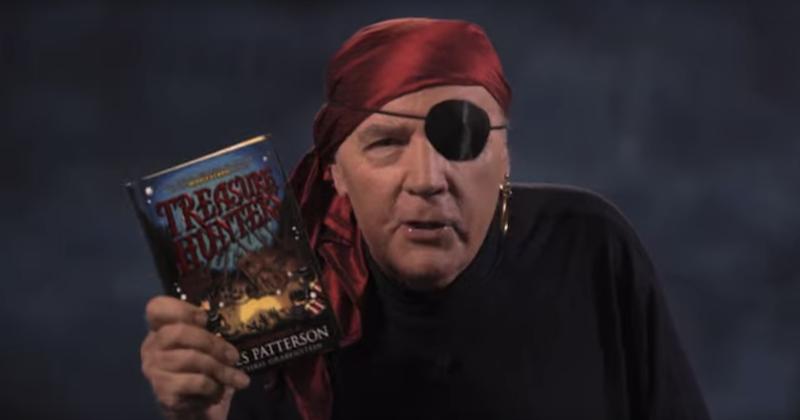 James Patterson's old book commercials are pure comic genius
