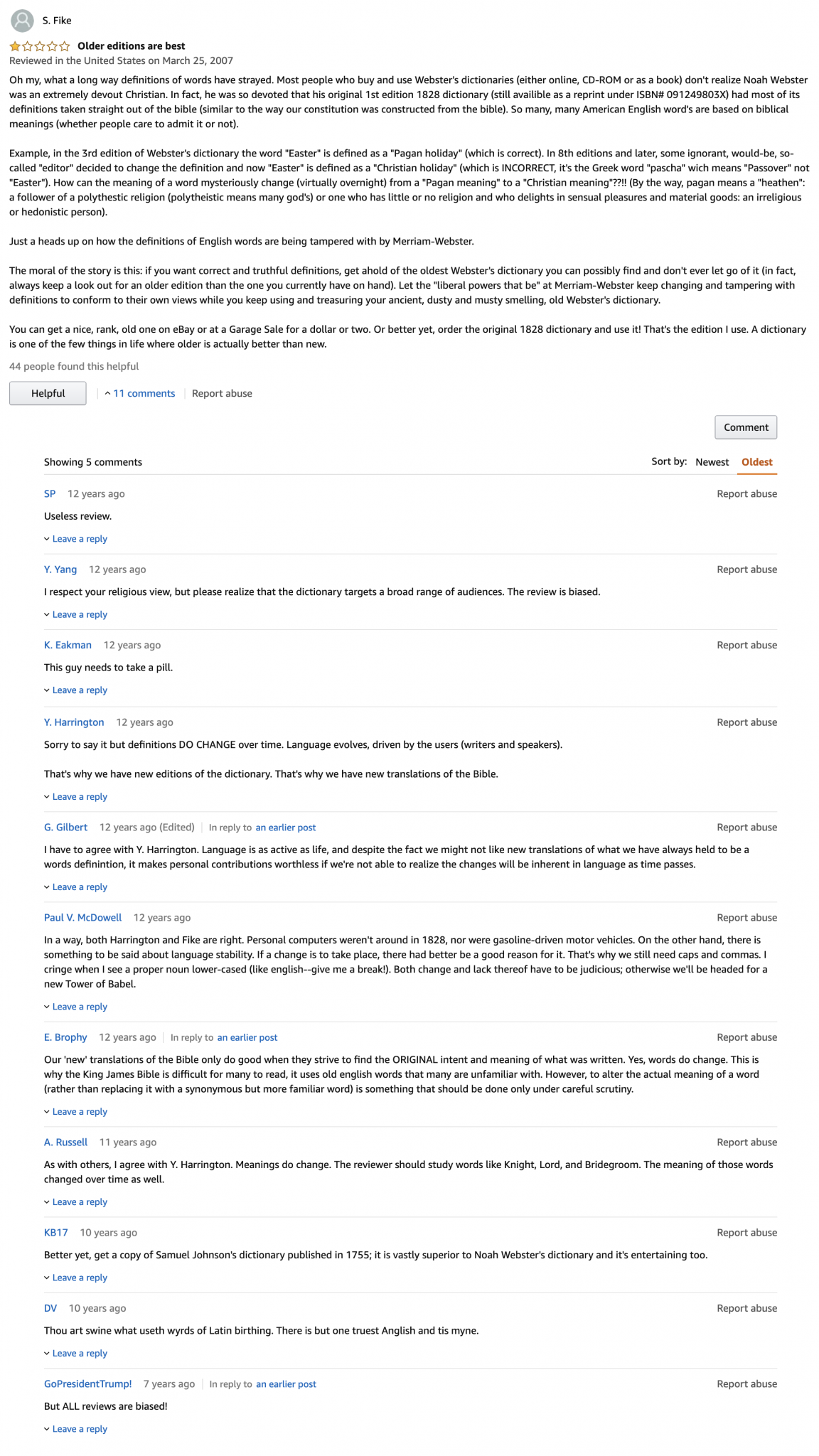 The 30 Best One-Star Amazon Reviews of . . . The Dictionary ‹ Literary Hub