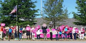 abortion protest
