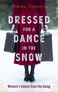 dressed for a dance in the snow