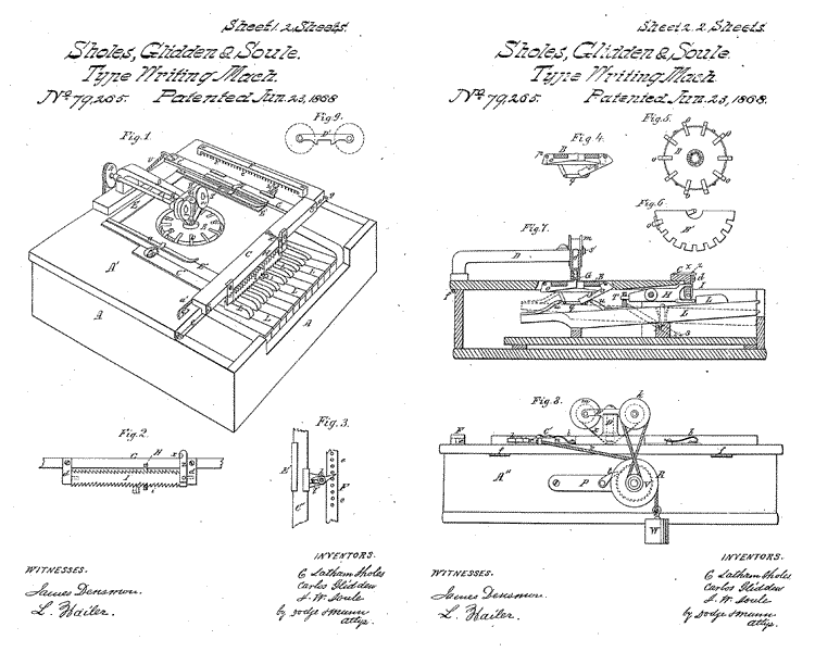 Did you know the first typewriter prototype was made with 11 piano keys