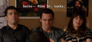 New Girl, directness in writing