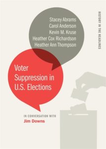 voter suppression in us elections, jim downs