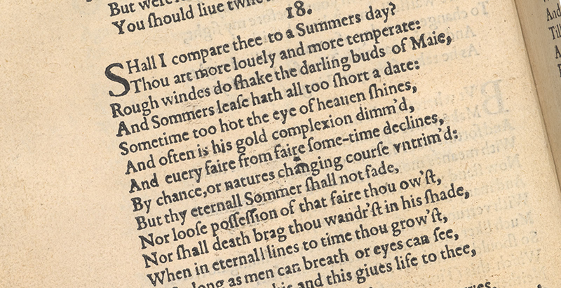 william shakespeare sonnet 18
