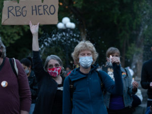 Ruth Bade Ginsberg Vigil WashSq