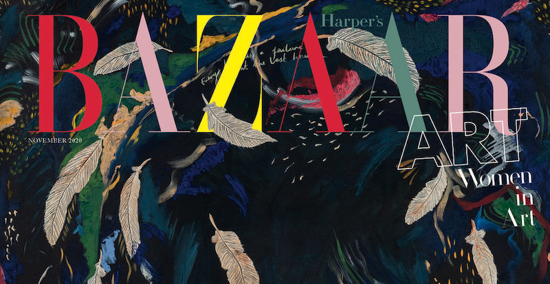 The new cover of Bazaar Art is based on a Margaret Atwood poem