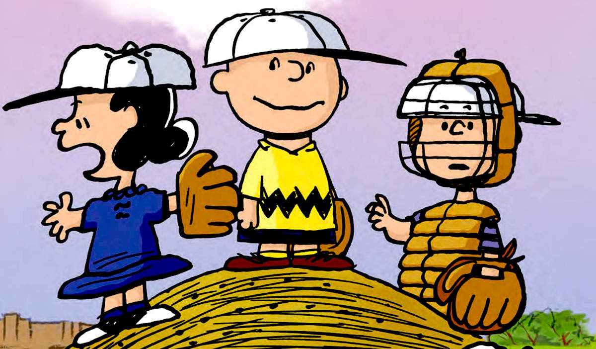 Official Peanuts Charlie Brown And Snoopy Playing Baseball Boston