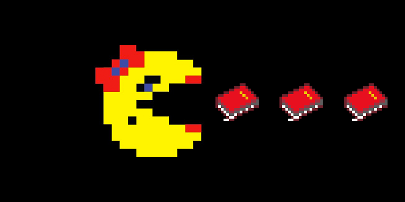 Ms. Pac Man is actually just a really addicting rom com