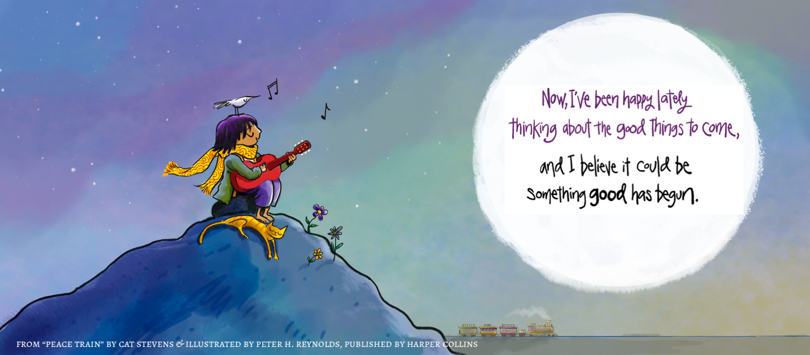 Yusuf/Cat Stevens is turning his song “Peace Train” into a children’s