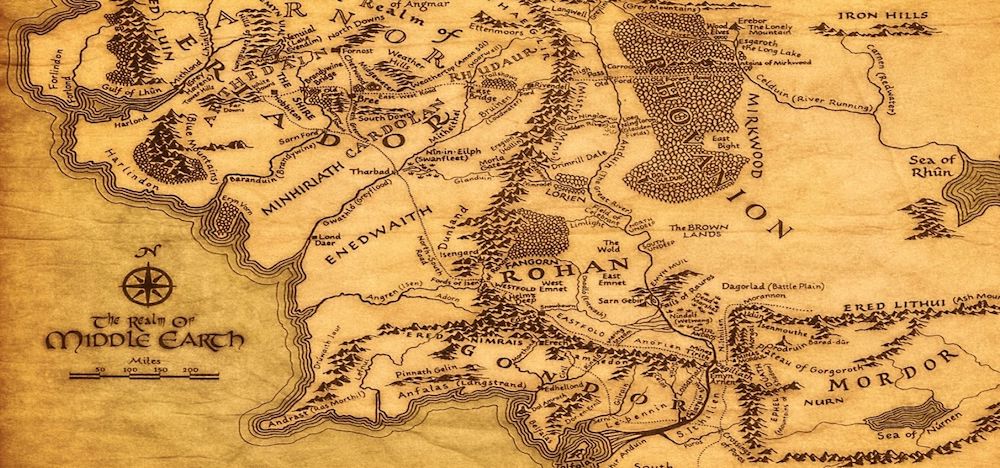 Tolkien's annotated map of Middle-earth discovered inside copy of