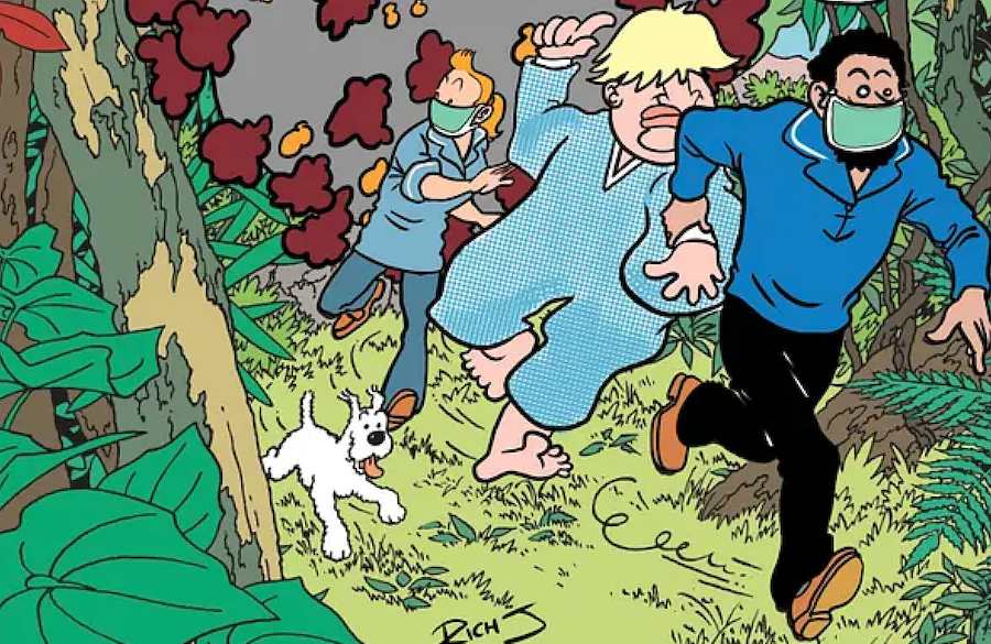 Of course Boris Johnson is a huge Tintin fan. ‹ Literary Hub